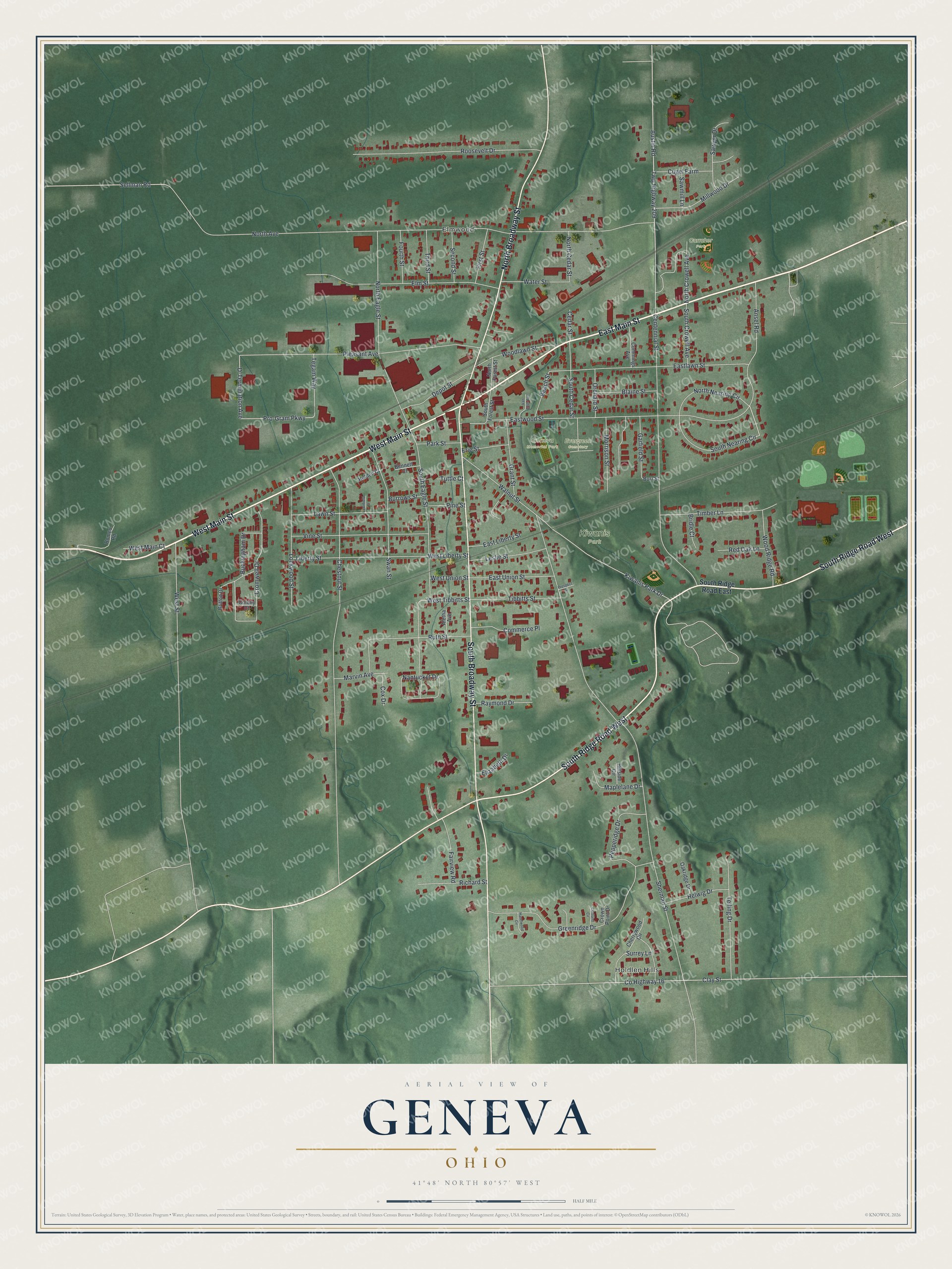 Watermarked full-map preview of Geneva, Ohio