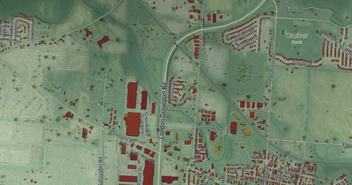 Map of Groveport, Ohio in 2026