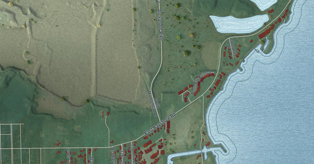 Map of Marblehead, Ohio in 2026