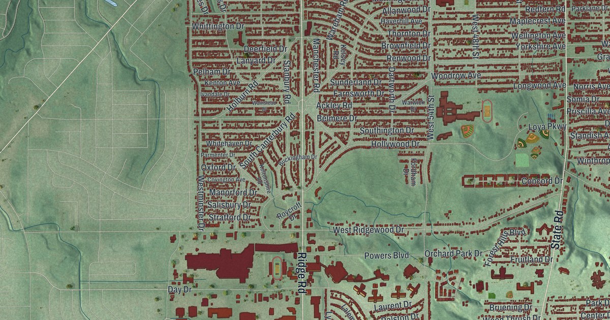 Map of Parma, Ohio in 2026