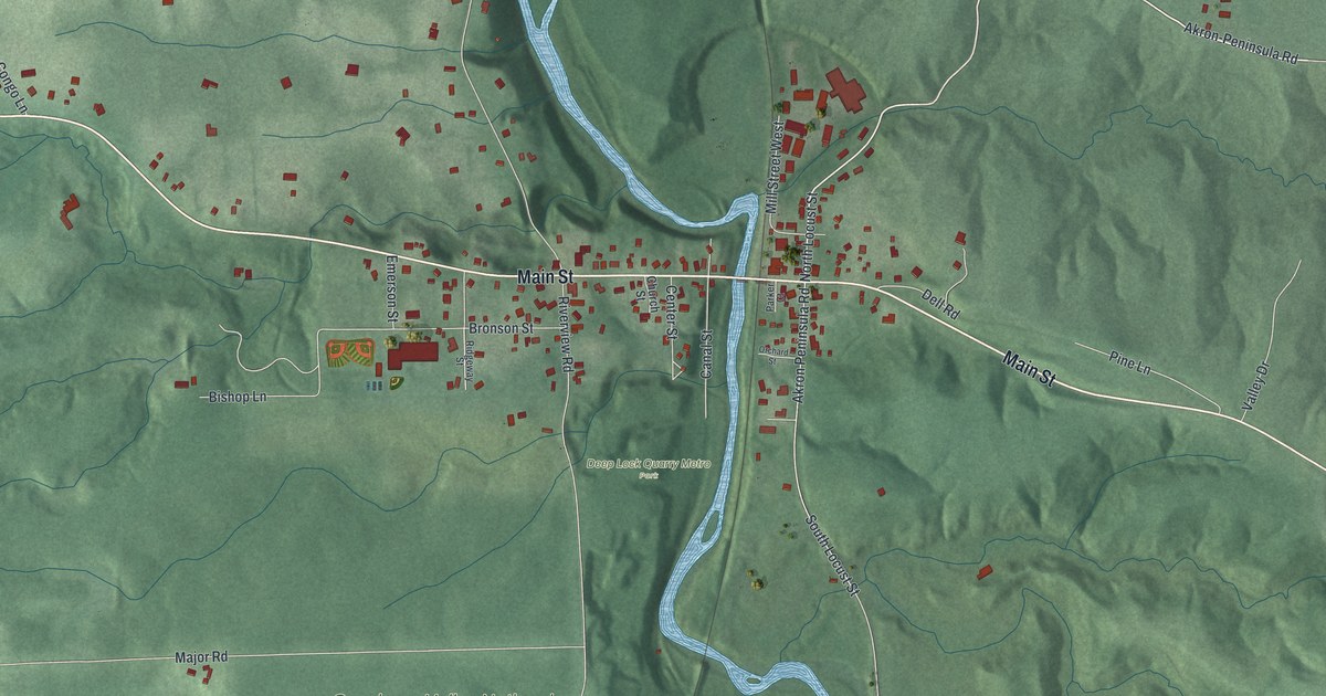 Map of Peninsula, Ohio in 2026