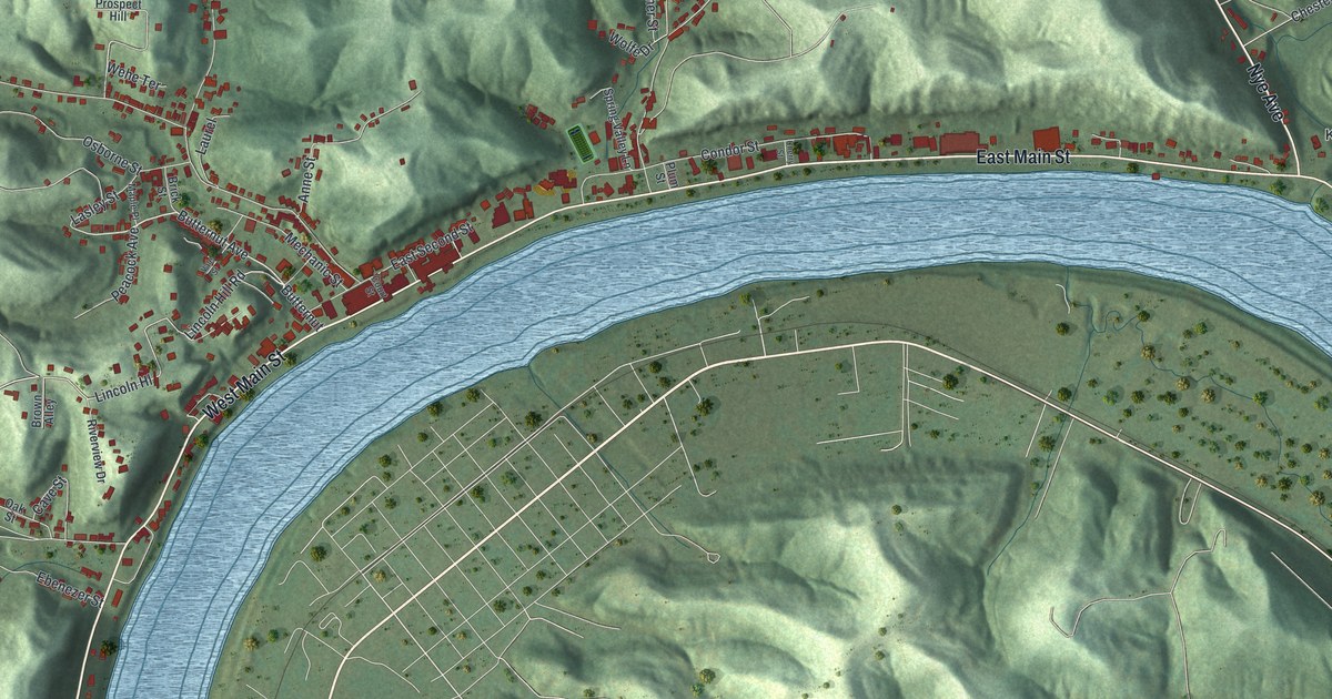 Map of Pomeroy, Ohio in 2026