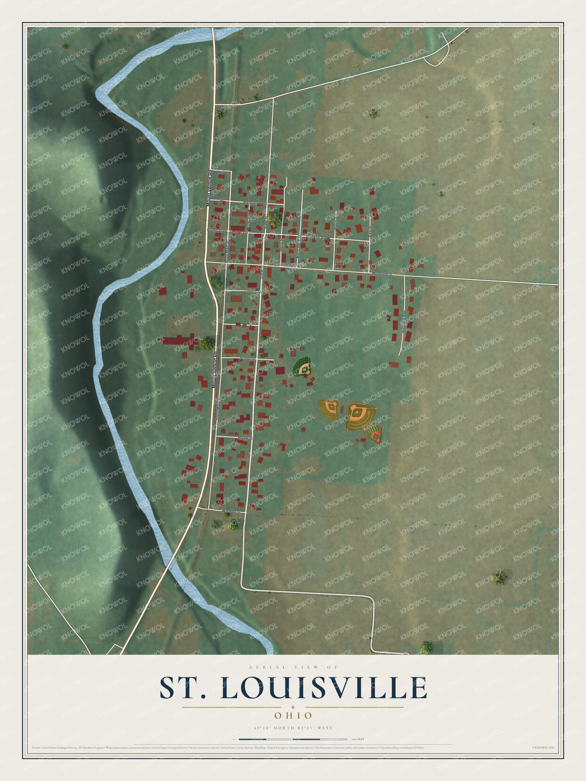 Watermarked full-map preview of St. Louisville, Ohio