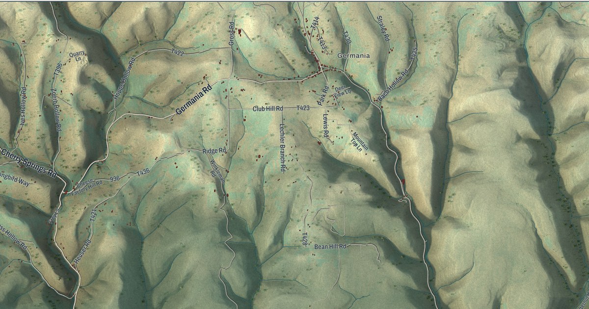 Map of Abbott, Pennsylvania