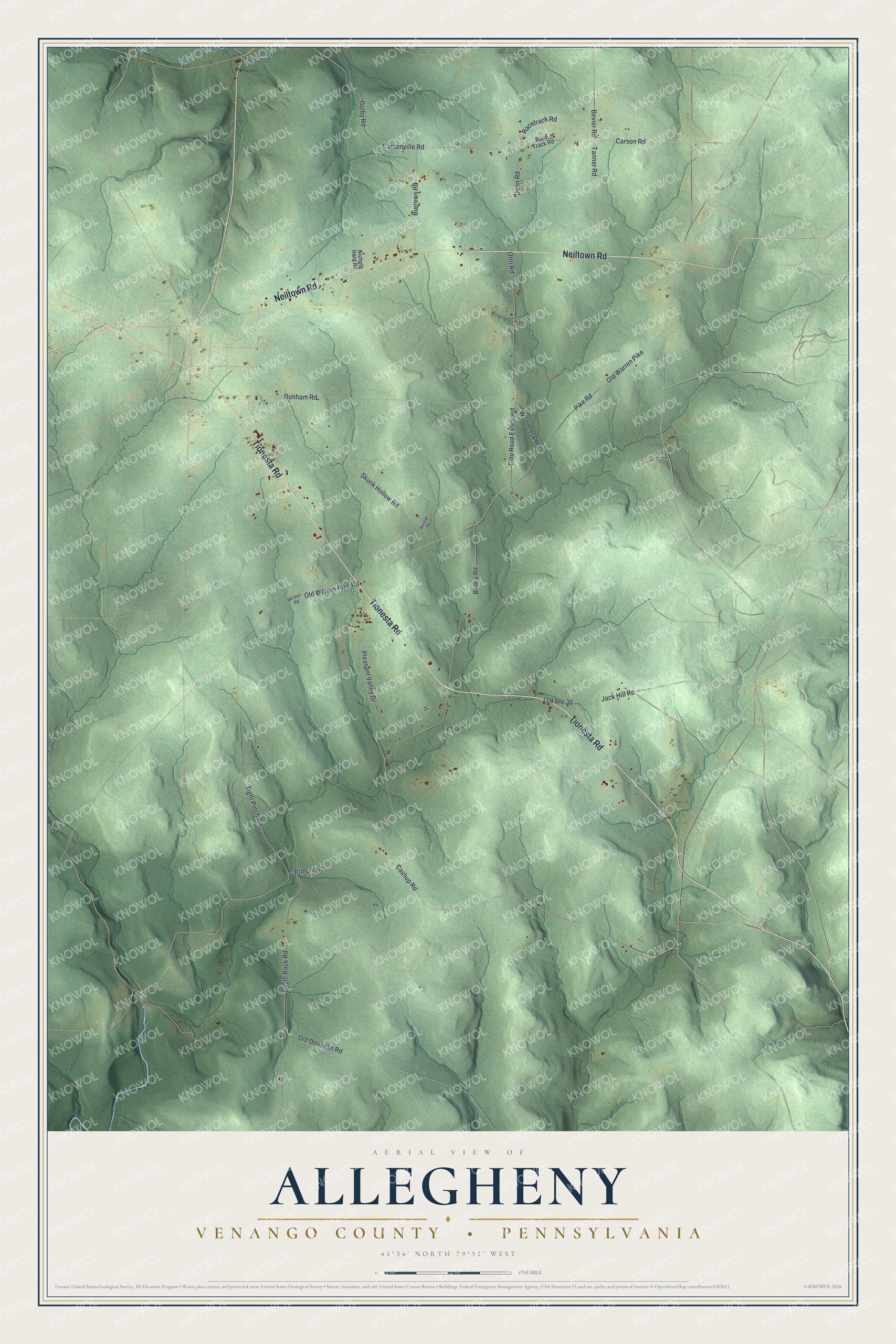 Watermarked full-map preview of Allegheny, Pennsylvania