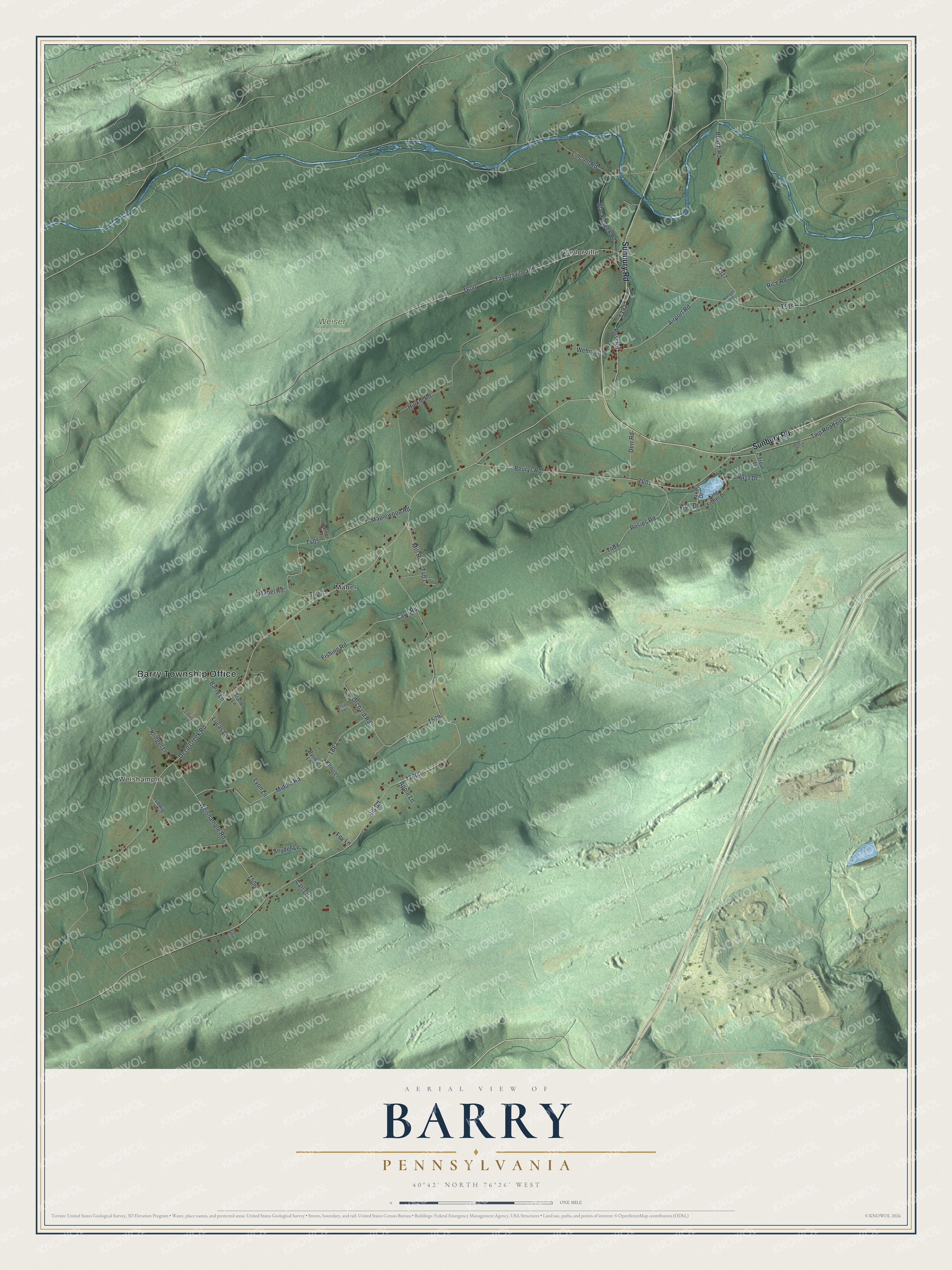 Watermarked full-map preview of Barry, Pennsylvania