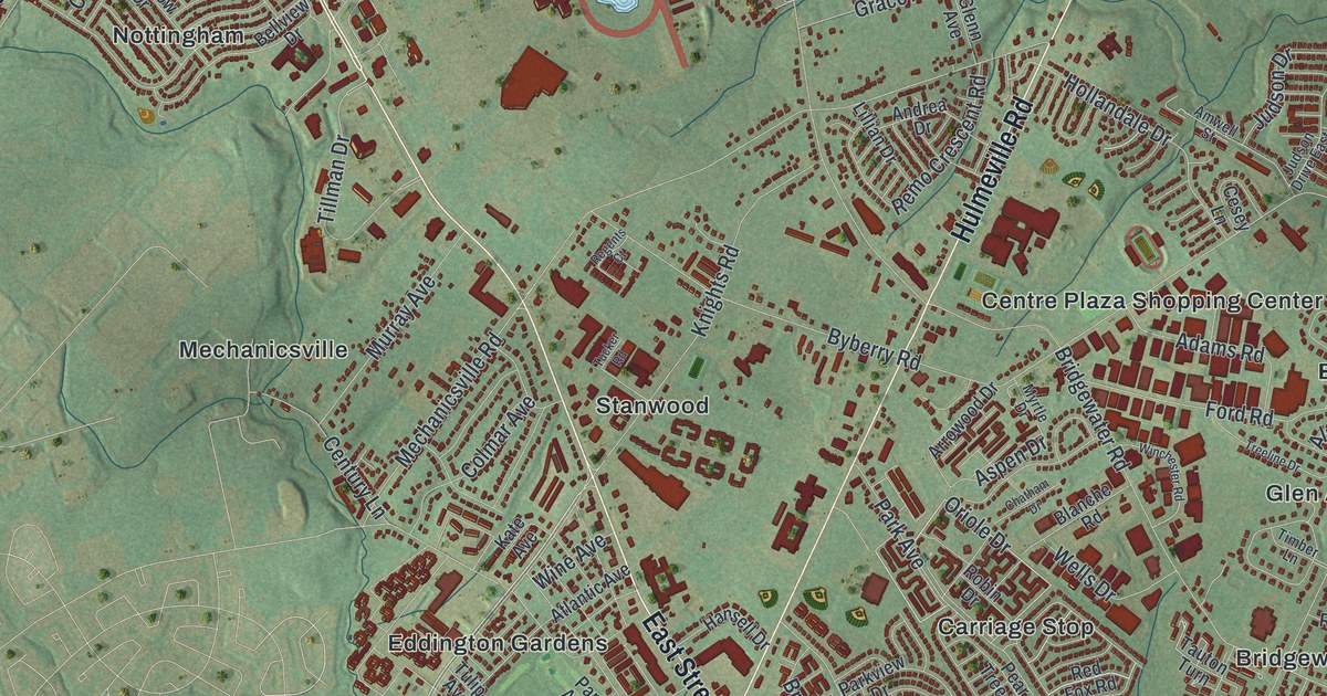 Map of Bensalem, Pennsylvania in 2026