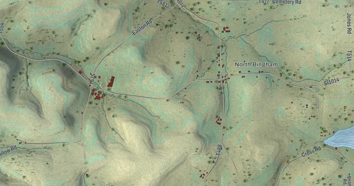 Map of Bingham, Pennsylvania in 2026