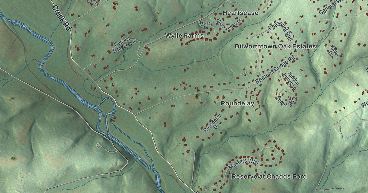Map of Birmingham, Chester County, Pennsylvania in 2026