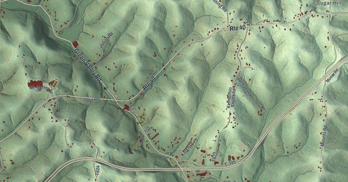 Map of Buffalo, Washington County, Pennsylvania in 2026