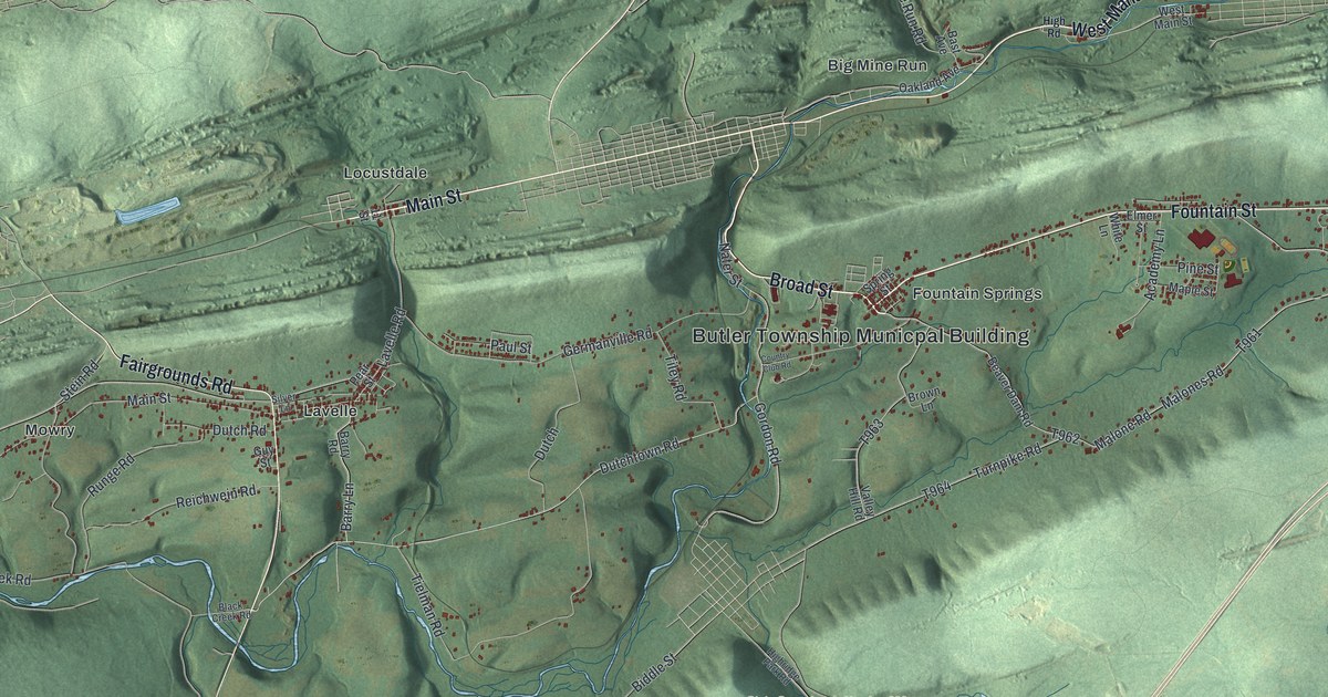 Map of Butler, Schuylkill County, Pennsylvania in 2026