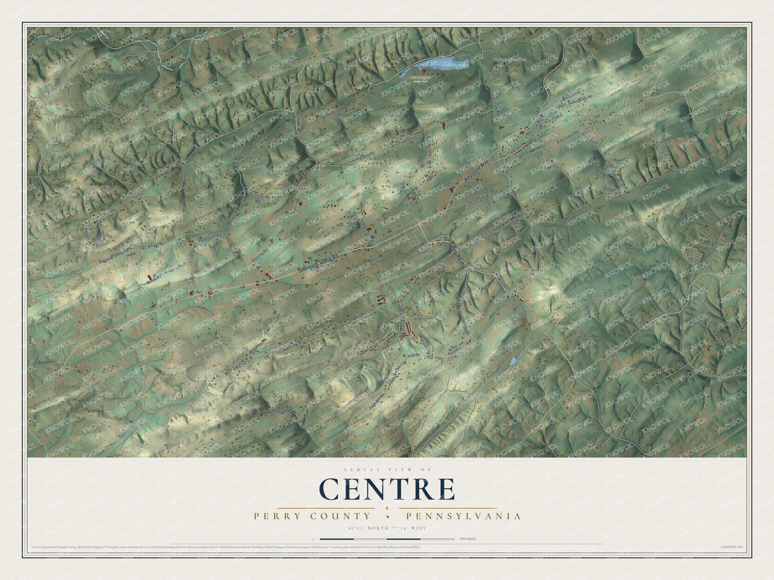 Watermarked full-map preview of Centre, Pennsylvania