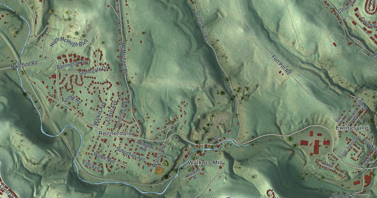 Map of Collier, Pennsylvania in 2026