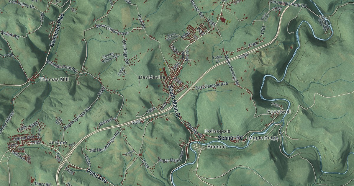 Map of Conemaugh, Somerset County, Pennsylvania in 2026
