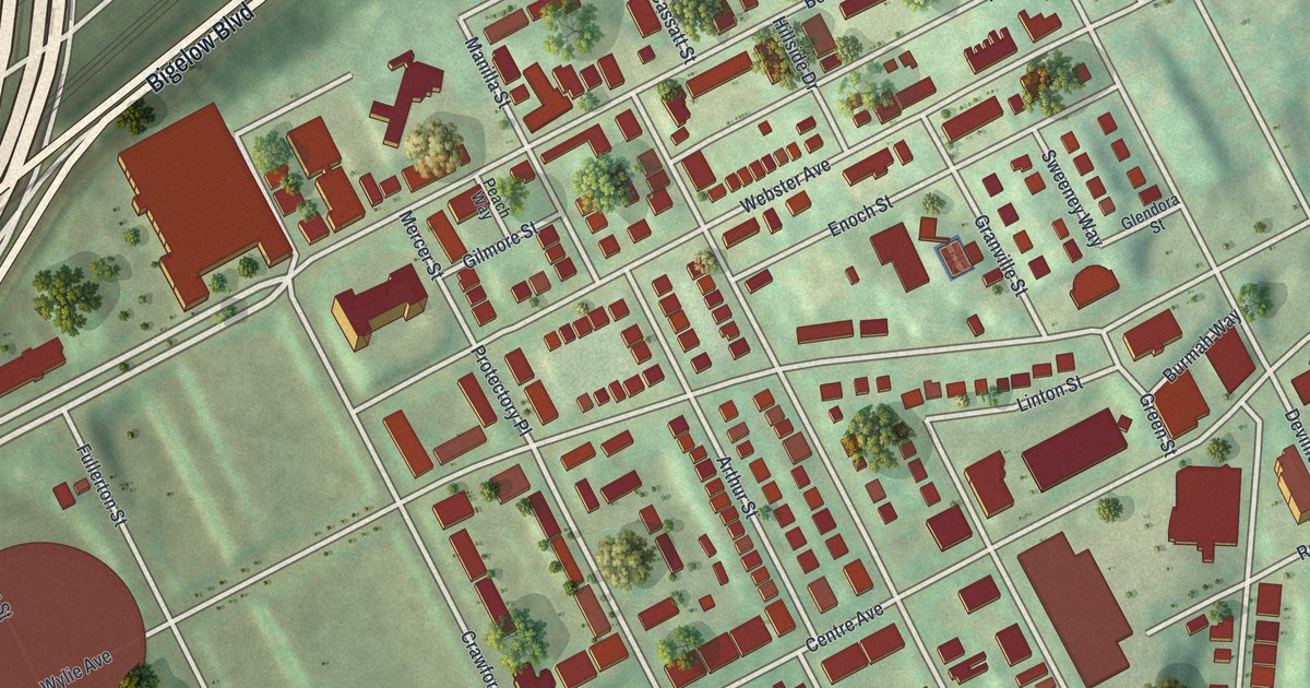 Map of Crawford-Roberts, Pennsylvania in 2026