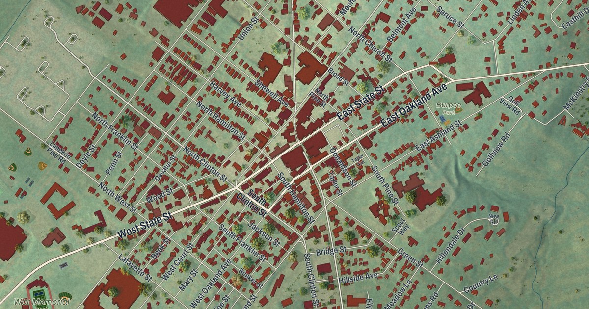 Map of Doylestown Borough, Pennsylvania in 2026
