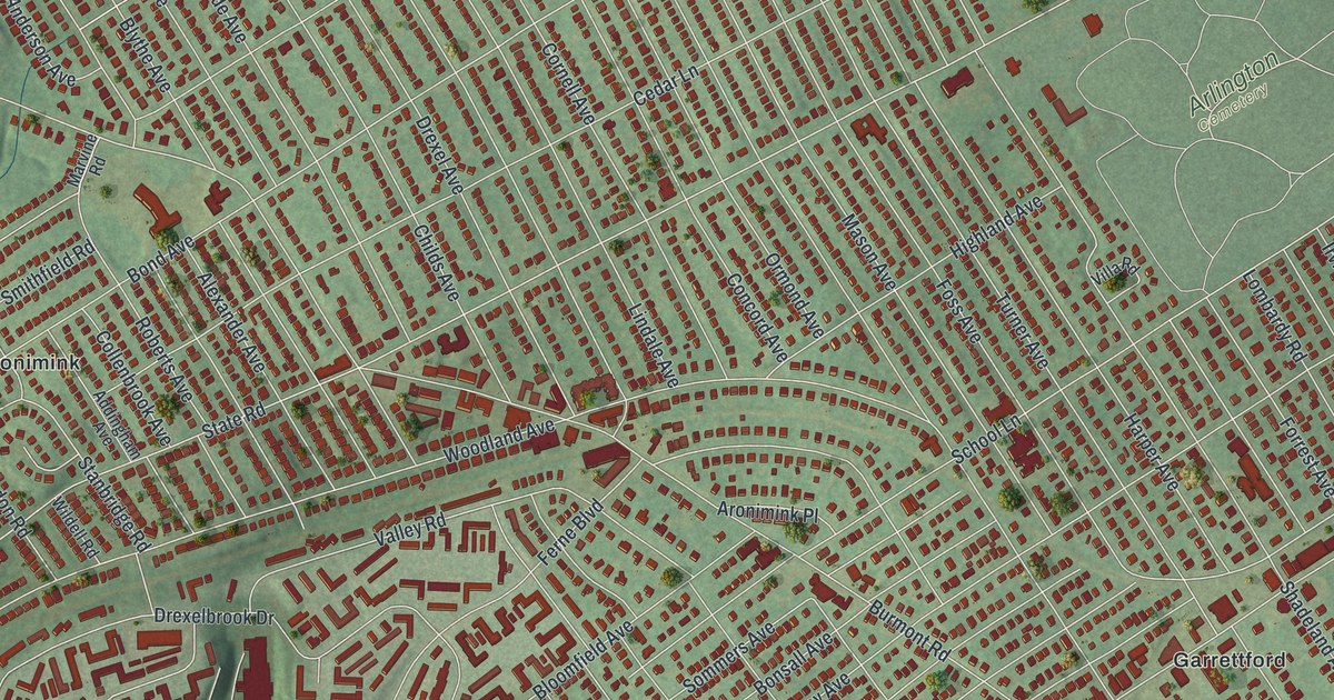 Map of Drexel Hill, Pennsylvania in 2026