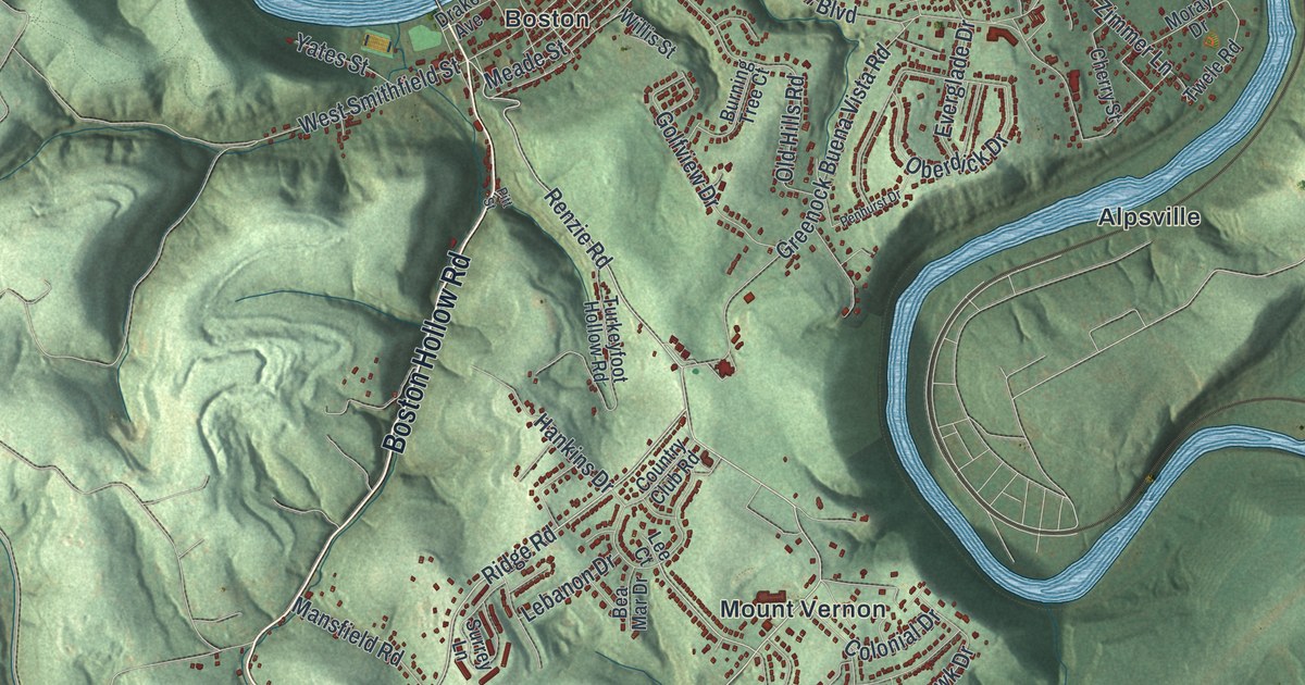 Map of Elizabeth Township, Allegheny County, Pennsylvania in 2026
