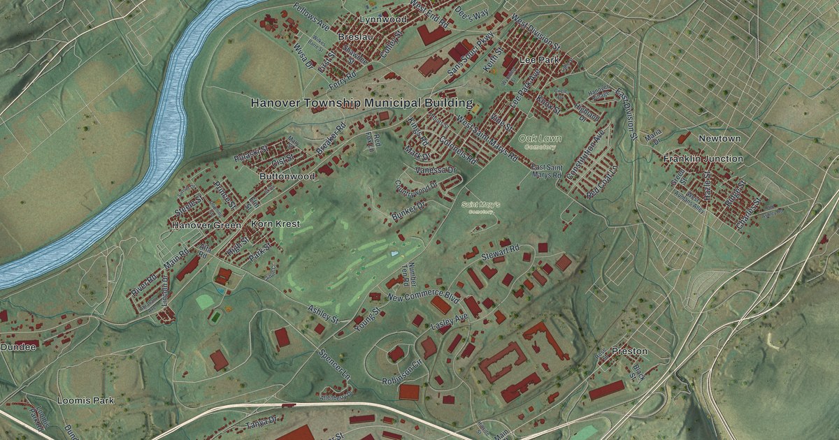 Map of Hanover, Luzerne County, Pennsylvania in 2026
