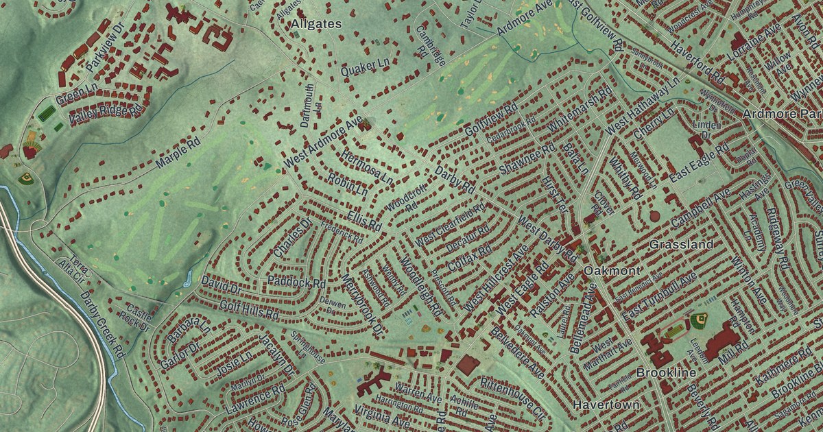Map of Haverford, Pennsylvania in 2026