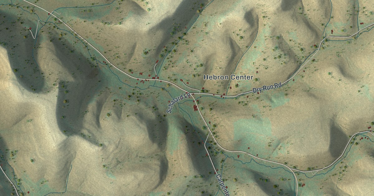 Map of Hebron, Pennsylvania in 2026