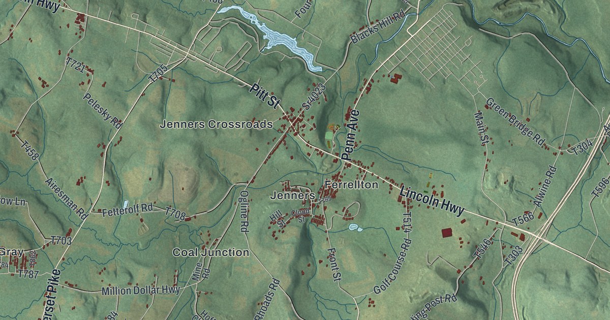 Map of Jenner, Pennsylvania in 2026