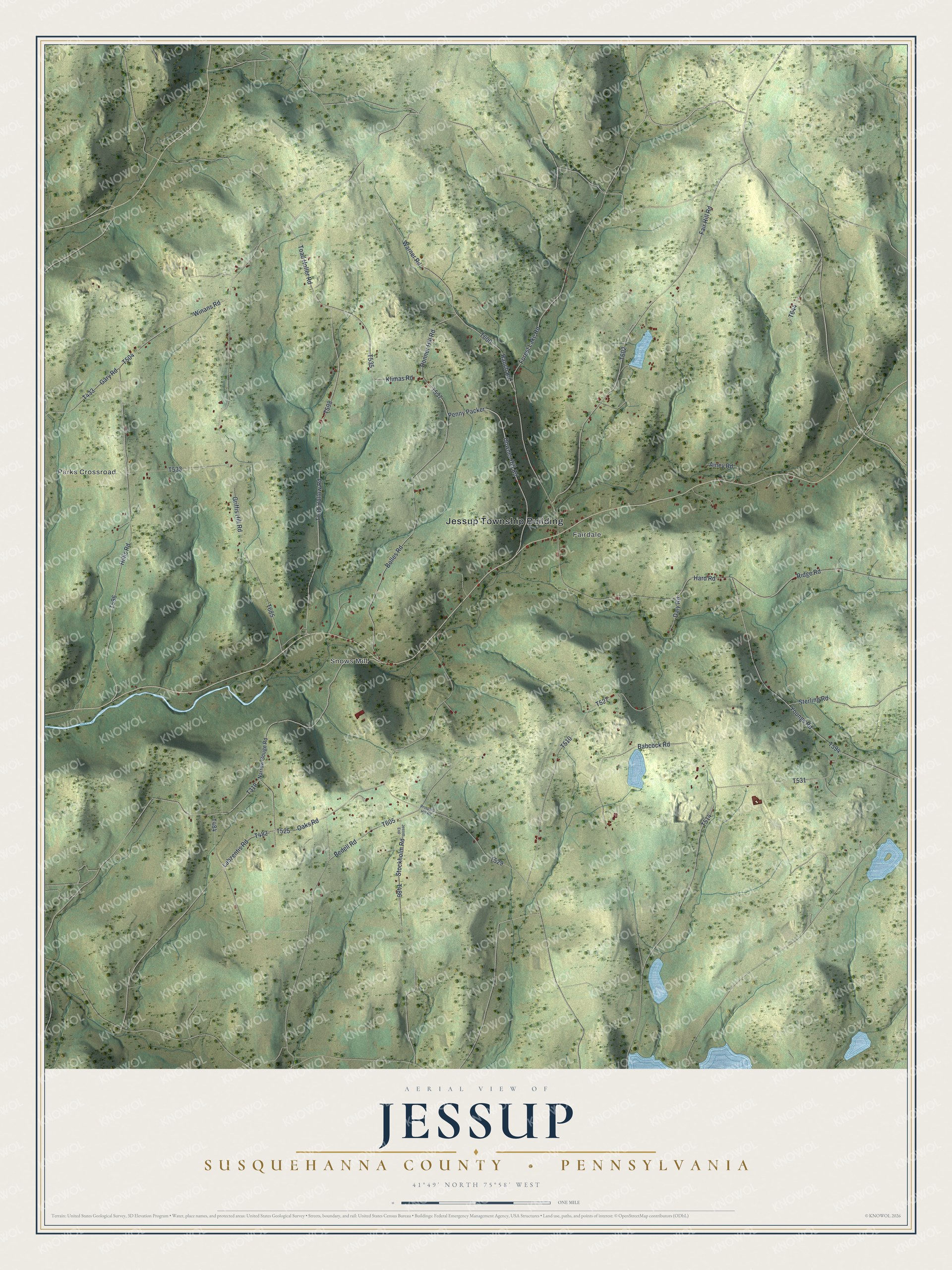 Watermarked full-map preview of Jessup, Pennsylvania
