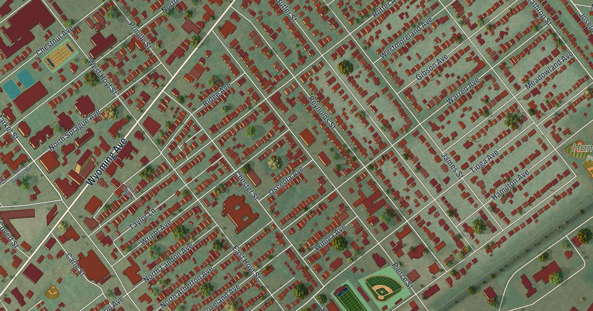 Map of Kingston Borough, Pennsylvania in 2026