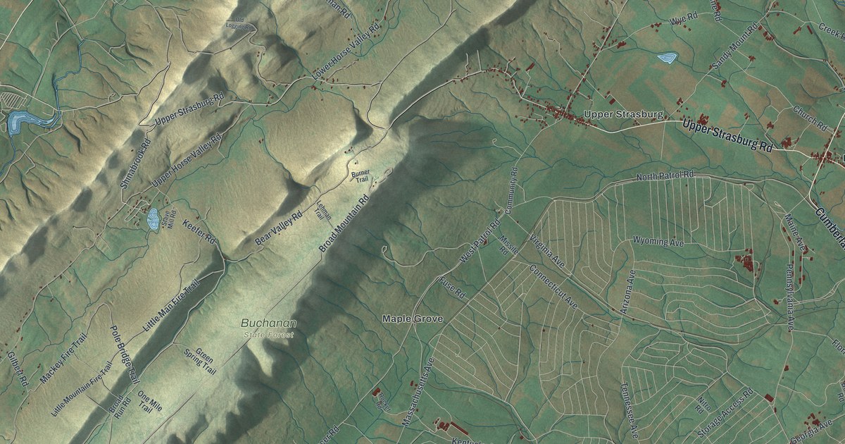 Map of Letterkenny, Pennsylvania in 2026