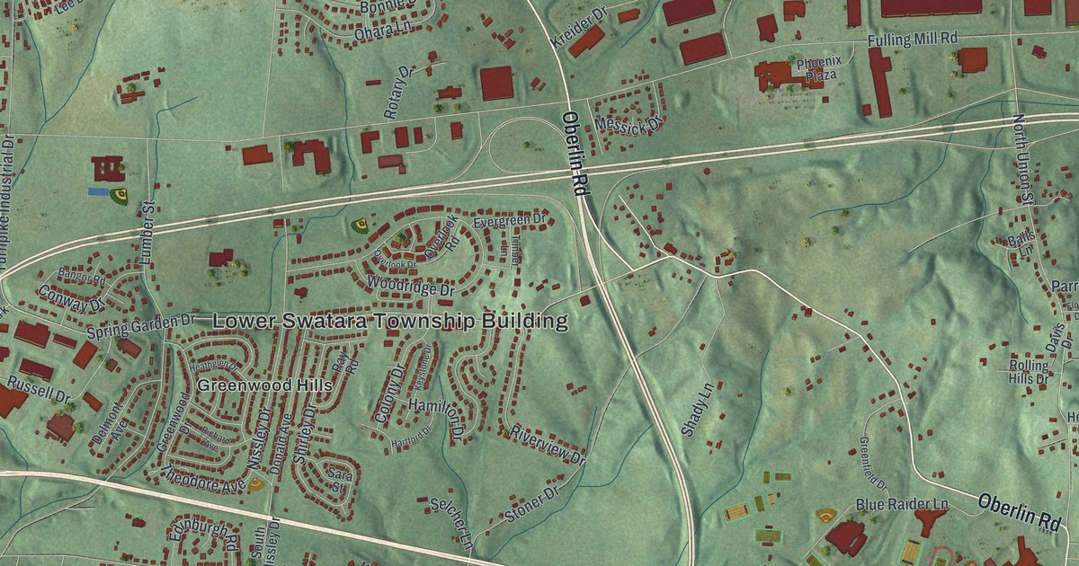 Map of Lower Swatara, Pennsylvania in 2026