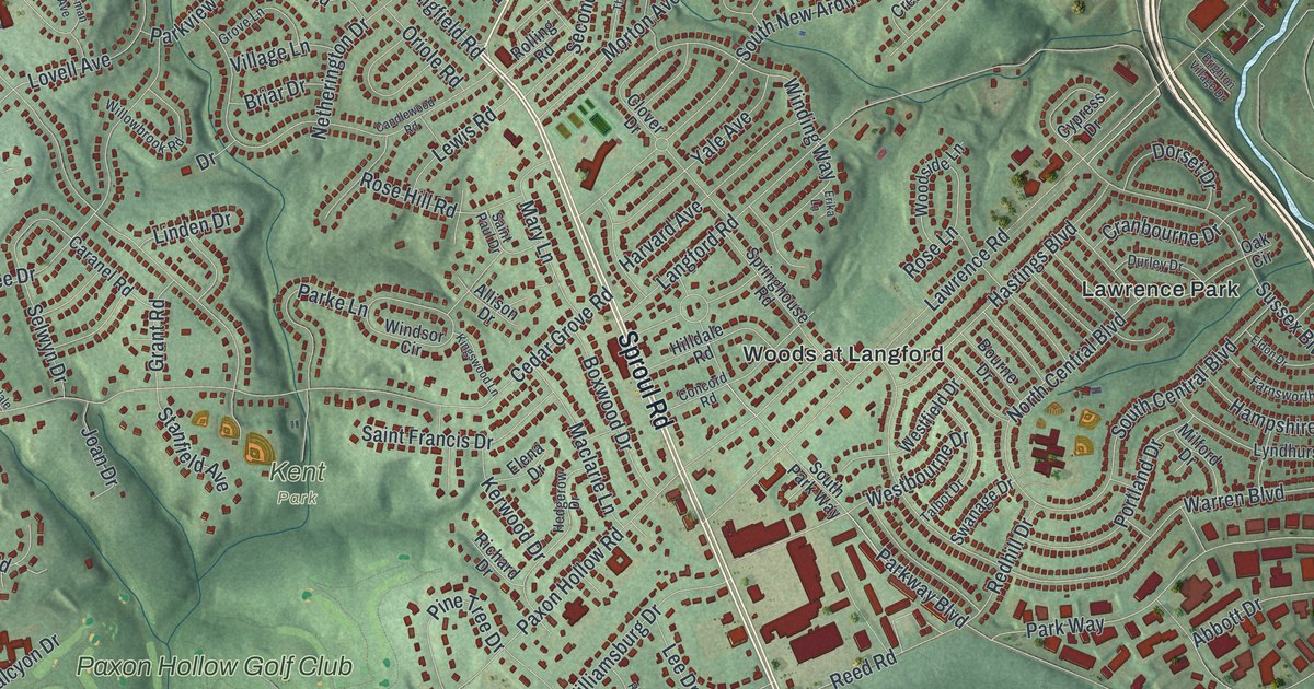 Map of Marple, Pennsylvania in 2026