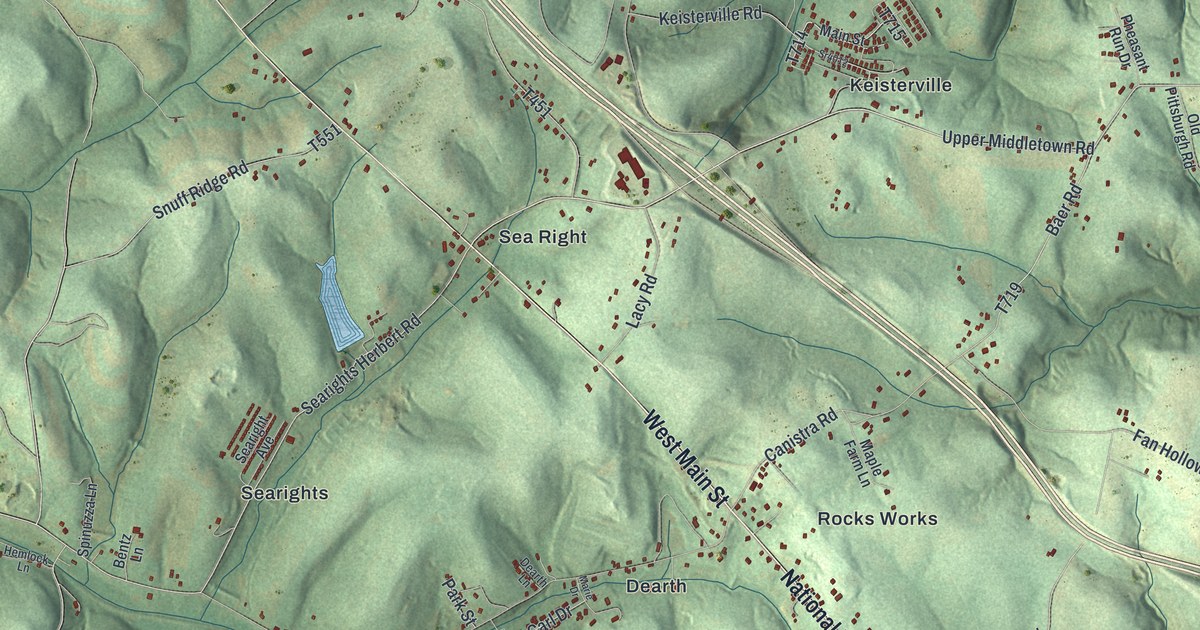 Map of Menallen, Fayette County, Pennsylvania in 2026