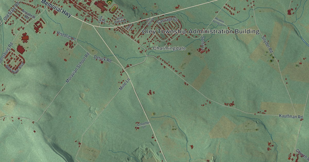 Map of Oley, Pennsylvania in 2026