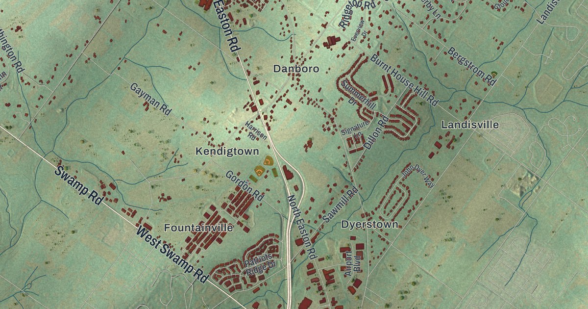 Map of Plumstead, Pennsylvania in 2026