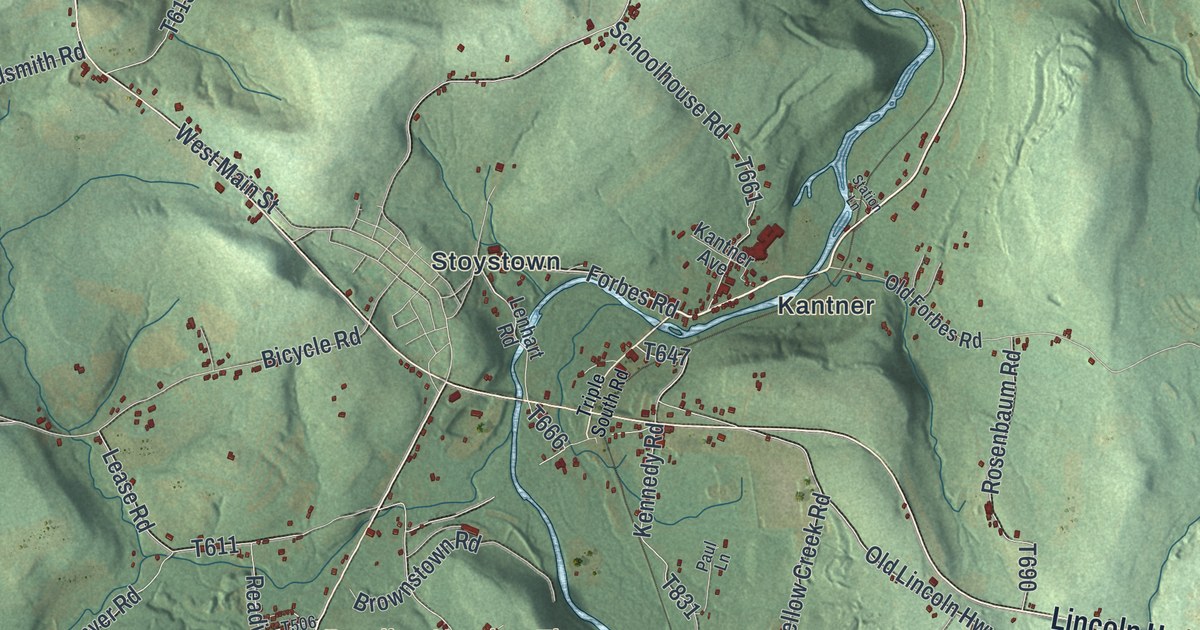 Map of Quemahoning, Pennsylvania in 2026