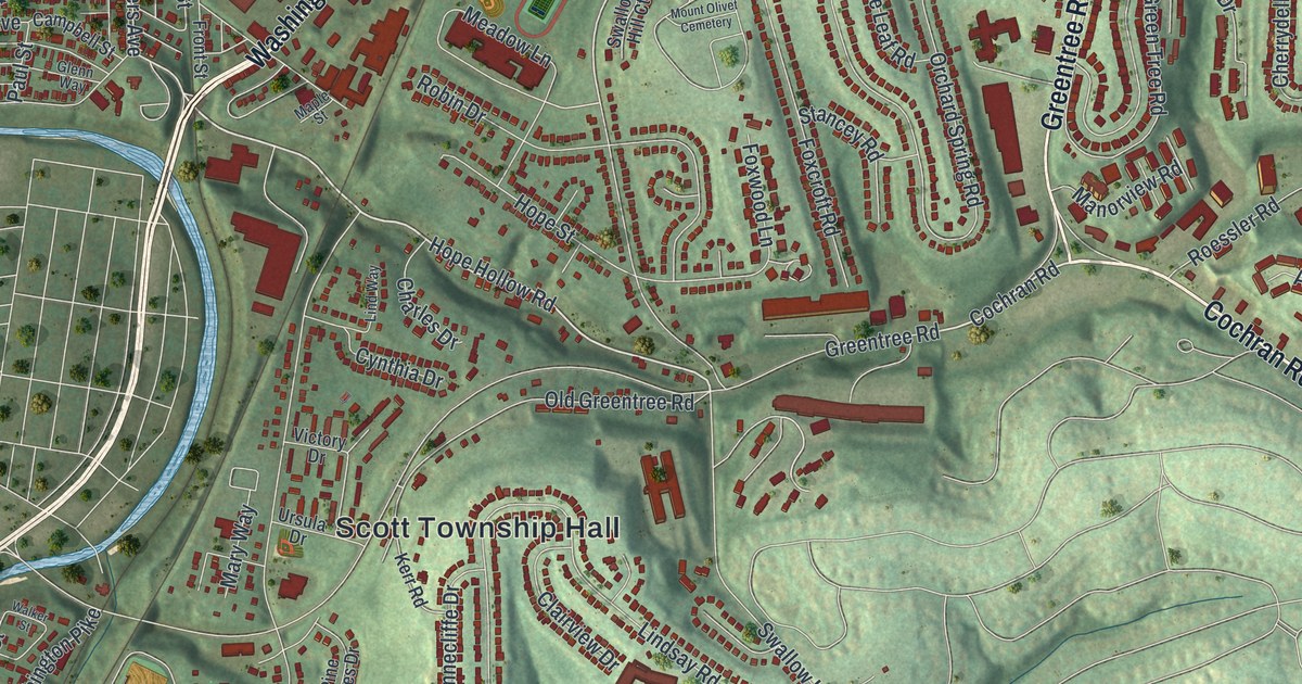 Map of Scott, Allegheny County, Pennsylvania in 2026
