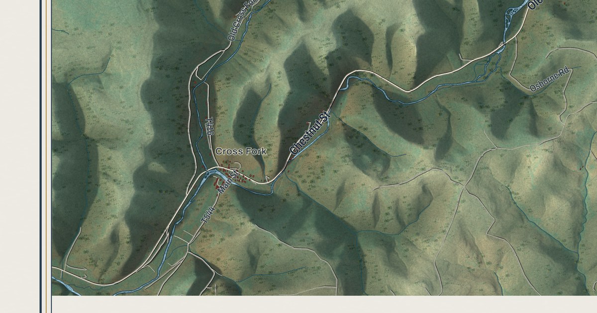 Map of Stewardson, Pennsylvania in 2026