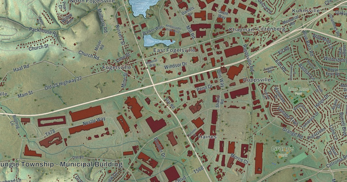 Map of Upper Macungie, Pennsylvania in 2026