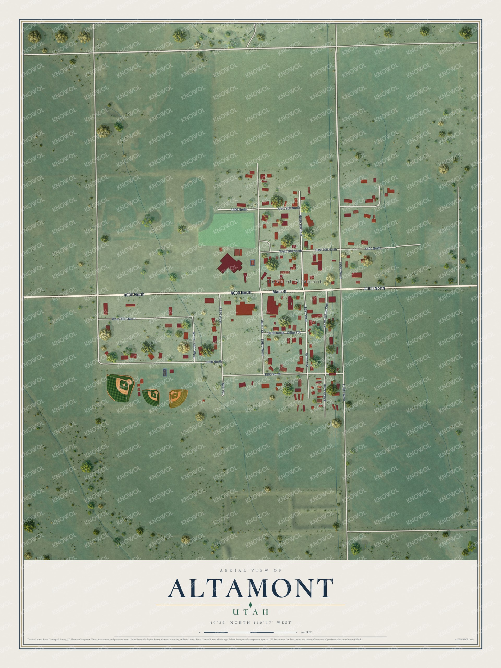 Watermarked full-map preview of Altamont, Utah
