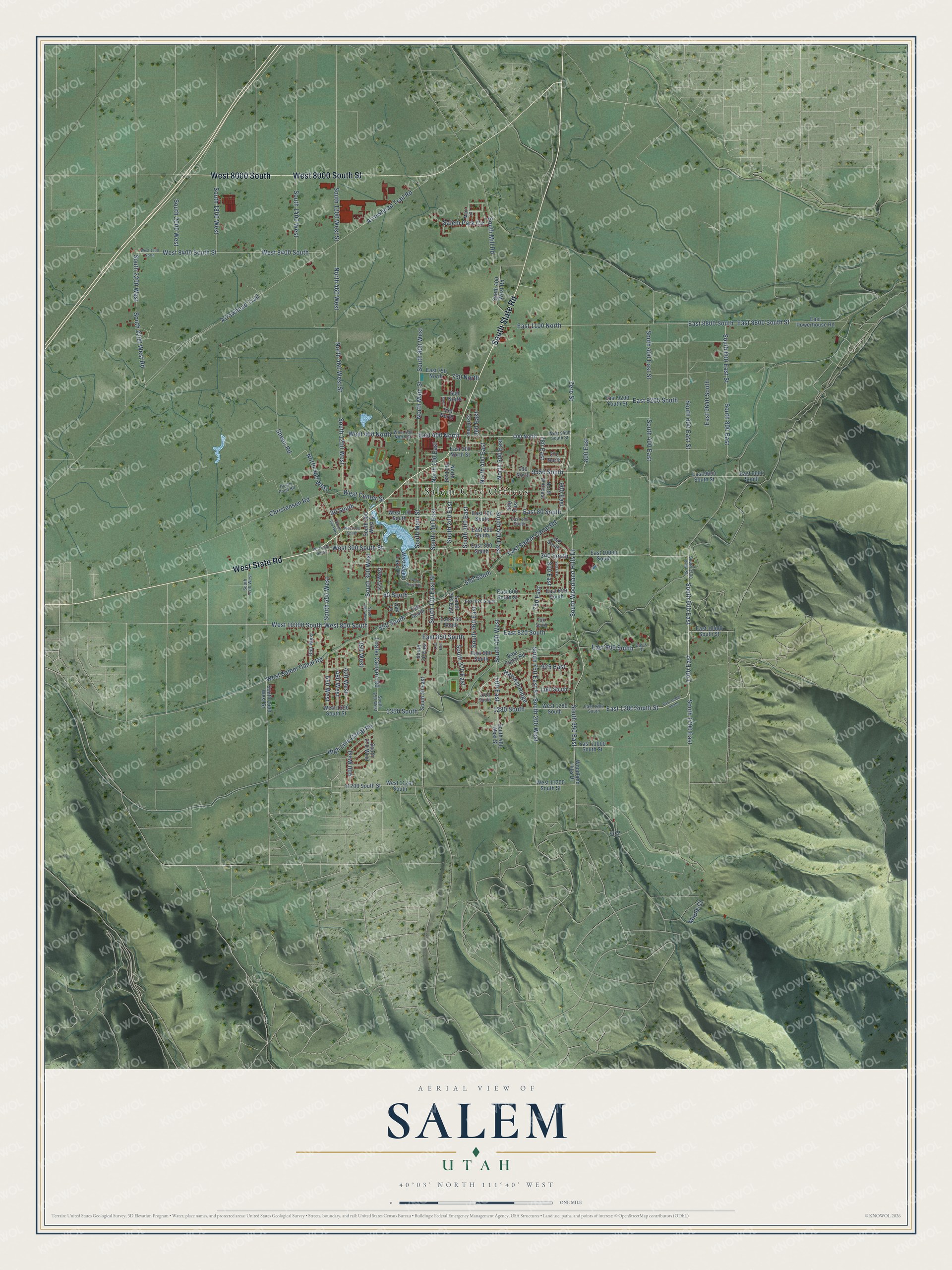 Watermarked full-map preview of Salem, Utah
