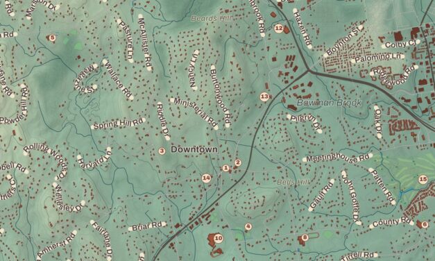 Beautifully Detailed Map of Bedford, New Hampshire