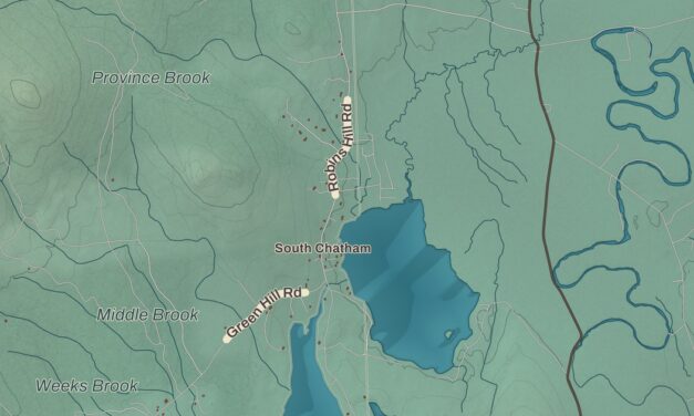 Beautifully Detailed Map of Chatham, New Hampshire