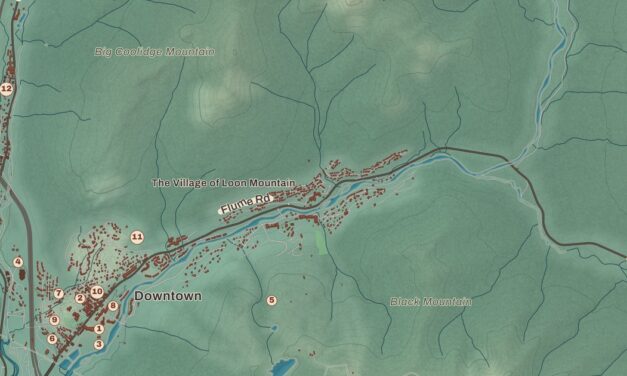 Beautifully Detailed Map of Lincoln, New Hampshire