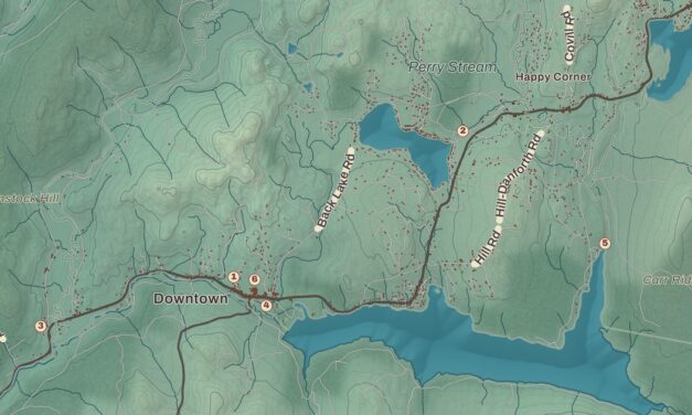 Beautifully Detailed Map of Pittsburg, New Hampshire